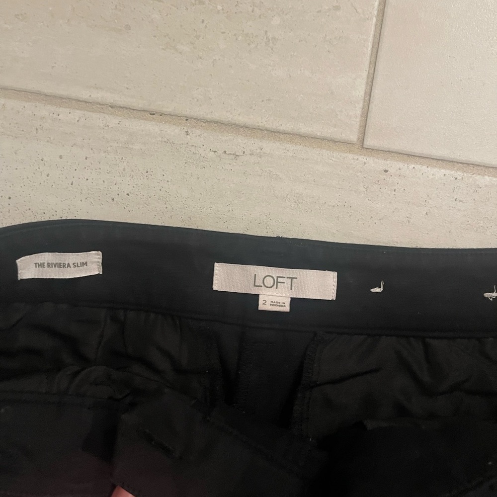 LOFT Classic Black Trousers